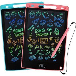 LCD Writing Tablet, 2 Packs Drawing Pads for Kids 3 4 5 6 Years Old 8.5 Inch